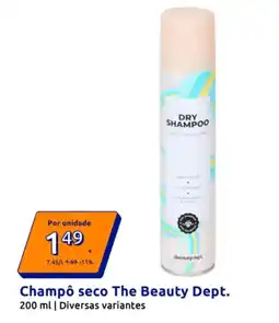 Action Champô seco The Beauty Dept. promoção