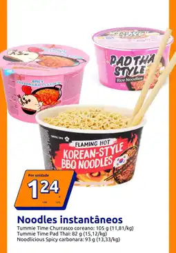 Action Noodles instantâneos promoção