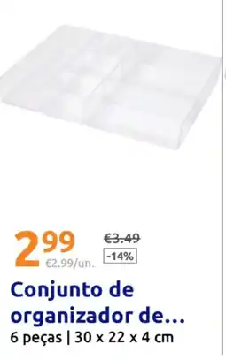Action Conjunto de organizador de... promoção