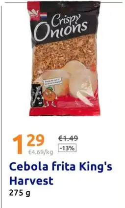Action Cebola frita King's Harvest promoção