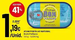 Intermarché Atum posta ao natural bom petisco promoção