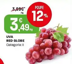 Intermarché Uva red globe promoção