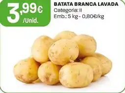 Intermarché Batata branca lavada promoção