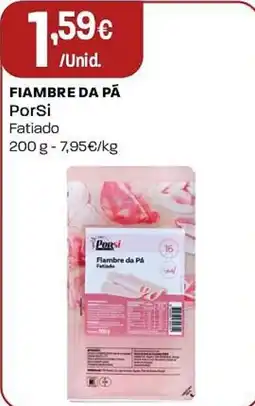 Intermarché Fiambre da pá porsi promoção