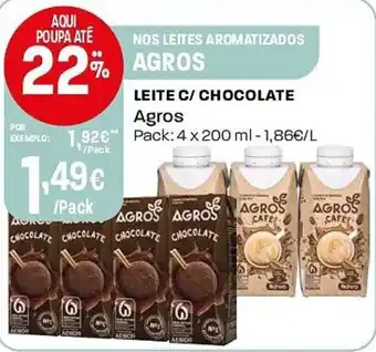 Intermarché Leite c/ chocolate agros promoção