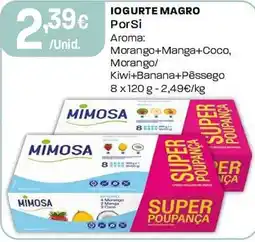 Intermarché Iogurte magro porsi promoção