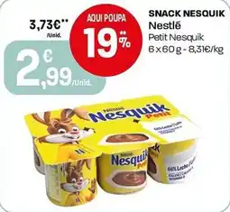 Intermarché Snack nesquik nestlé promoção