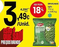 Intermarché Ervilhas iglo promoção