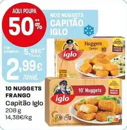 Intermarché 10 nuggets frango Capitão Iglo promoção