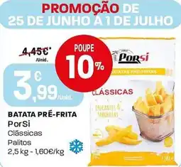 Intermarché Batata pré-frita PorSi promoção