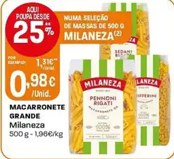 Intermarché Macarronete grande milaneza promoção