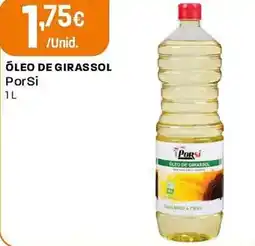 Intermarché Óleo de girassol porsi promoção