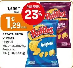 Intermarché Batata frita ruffles promoção