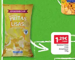 Amanhecer Batatas Fritas Lisas Amanhecer promoção