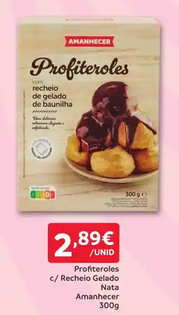 Amanhecer Profiteroles c/ Recheio Gelado Nata Amanhecer promoção
