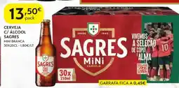 Spar Cerveja c/ álcool sagres promoção