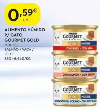 Spar Alimento humido p/gato gourmet gold promoção