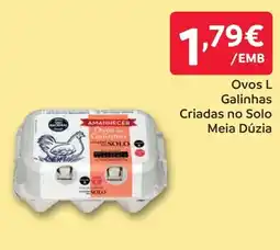 Amanhecer Ovos L Galinhas Criadas no Solo Meia Dúzia promoção