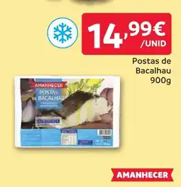 Amanhecer Postas de Bacalhau promoção