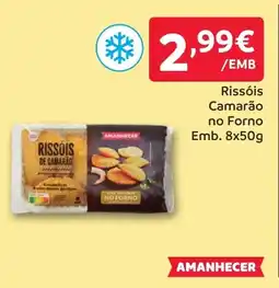 Amanhecer Rissóis Camarão no Forno promoção