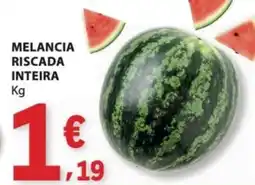 E.Leclerc Melancia riscada inteira promoção