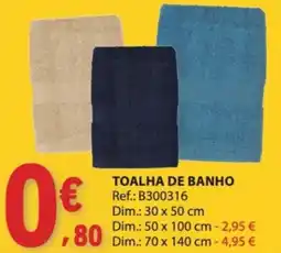E.Leclerc Toalha de banho promoção