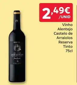 Amanhecer Vinho Alentejo Castelo de Arraiolos Reserva Tinto promoção