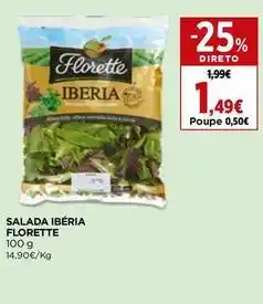 El Corte Inglés Florette - salada iberia promoção