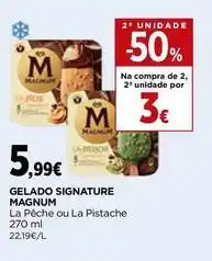 El Corte Inglés Magnum - gelado signature promoção