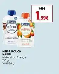El Corte Inglés Kaiku - kefir pouch promoção