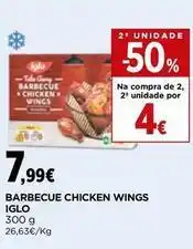 El Corte Inglés Iglo - barbecue chicken wings promoção