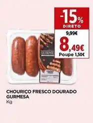 El Corte Inglés Gurmesa - chouriço fresco dourado promoção