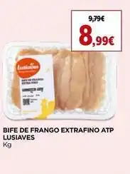 El Corte Inglés Lusiaves - bife de frango extrafino atp promoção