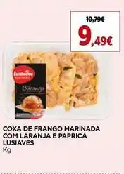 El Corte Inglés Lusiaves - coxa de frango marinada com laranja e paprica promoção