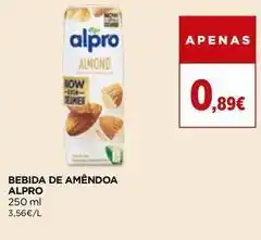 El Corte Inglés Alpro - bebida de amêndoa promoção