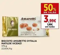 El Corte Inglés Matilde vicenzi - biscoito amareto d'italia promoção