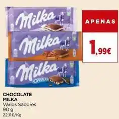 El Corte Inglés Milka - chocolate promoção