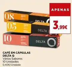 El Corte Inglés Delta q - cafe em capsulas promoção