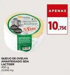 El Corte Inglés Lactiser - queijo de ovelha amanteigado seia promoção