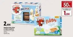 El Corte Inglés A vaca que ri - queijo palitos promoção