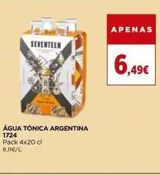 El Corte Inglés 1724 - água tônica argentina promoção