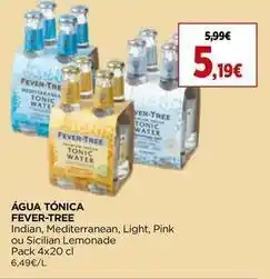 El Corte Inglés Fever-tree - água tônica promoção