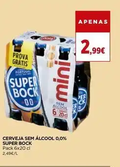 El Corte Inglés Super bock - cerveja sem álcool 0,0% promoção