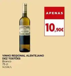 El Corte Inglés Dez tostões - vinho regional alentejano promoção