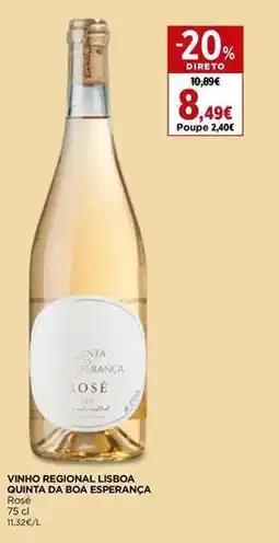 El Corte Inglés Quinta da boa esperança - viniño regional lisboa promoção