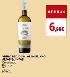 El Corte Inglés Altas quintas - vinho regional alentejano promoção