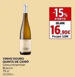El Corte Inglés Quinta de cidro - vinho douro promoção