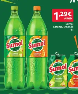 Amanhecer Sumol Laranja/ Ananás promoção