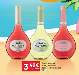 Amanhecer Vinho Mateus Rosé/Branco/ Rosé Medium Sweet promoção