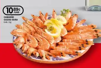 Intermarché Camarão cozido 30/50 promoção